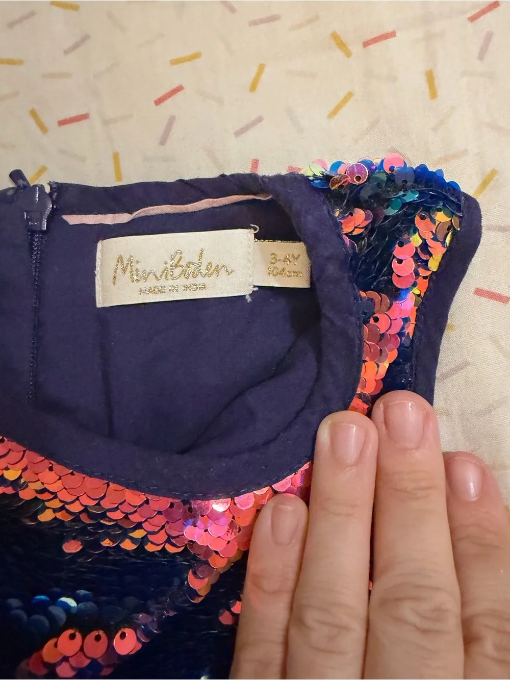 Mini Boden Sequin Dress